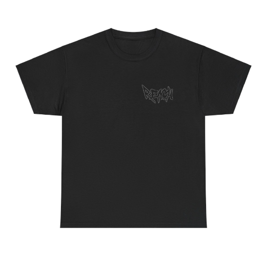 black w white outline t shirt