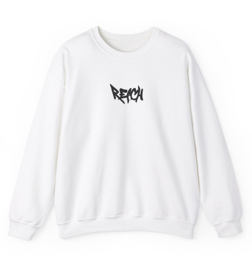 White reach crewneck