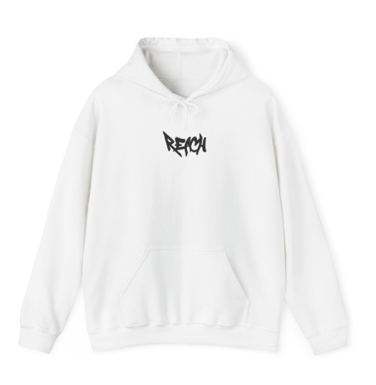 White Reach Hoodie