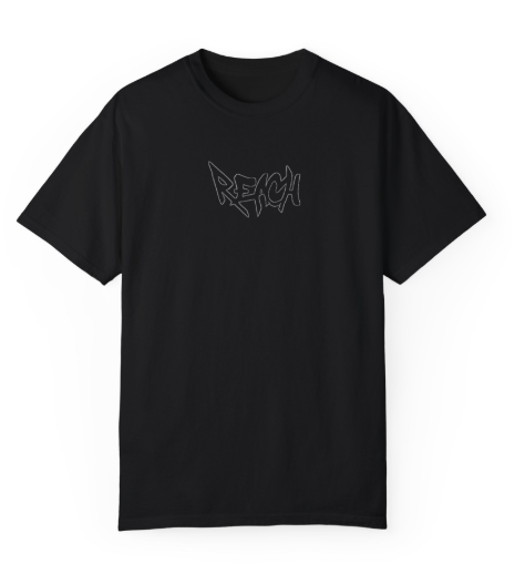 black w white outline t shirt