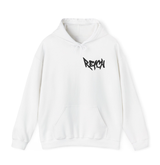 White Reach Hoodie